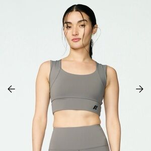 Forme Power Bra Large Posture Bra Gray Stone